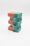 Watermelon Wave (unscented) Cold-Process Soap